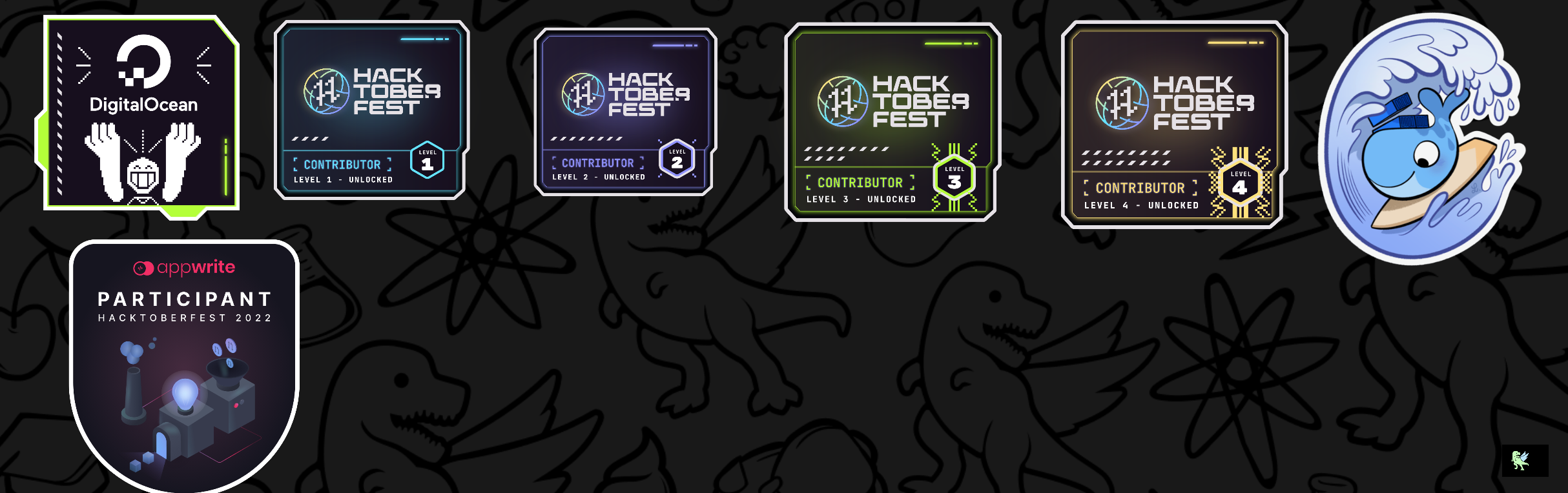 An image of @anurag4508's Holopin badges, which is a link to view their full Holopin profile