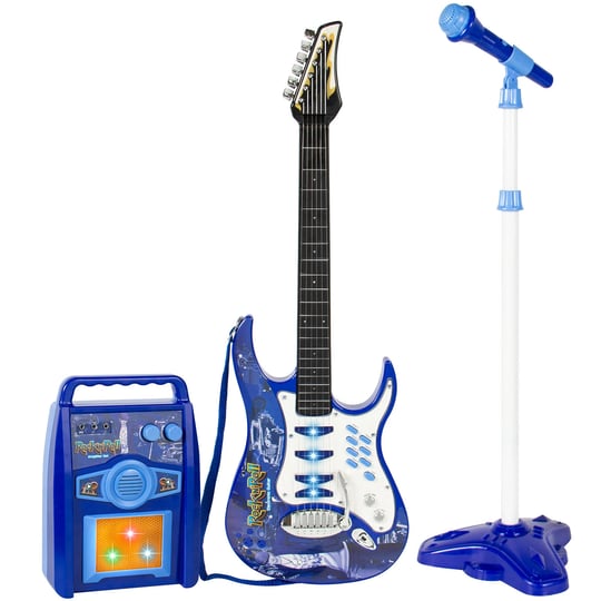 best-choice-products-kids-electric-musical-guitar-toy-play-set-blue-1
