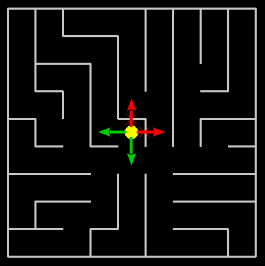 move player in maze