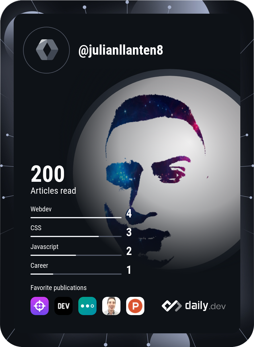 Julian Llanten's Dev Card