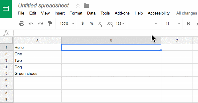 google sheets translation