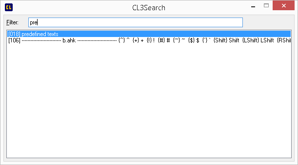 CL3 Search