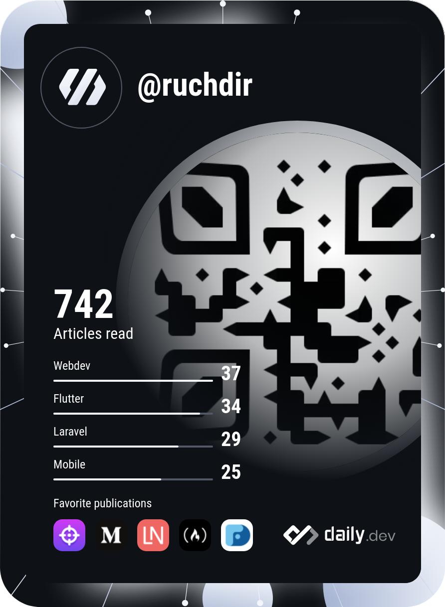 RuchDi's Dev Card