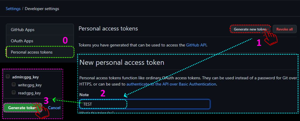 Generate token