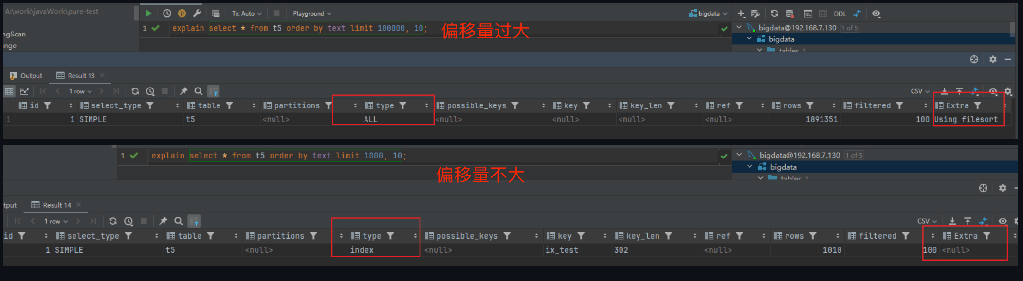 深度分页问题