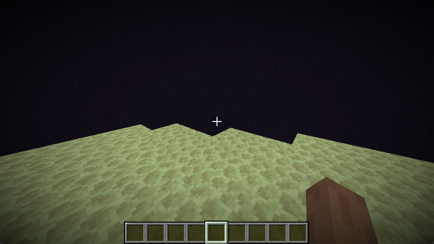 A GIF of a player flying into the void, then having their items appear safely