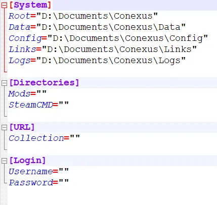 Config INI