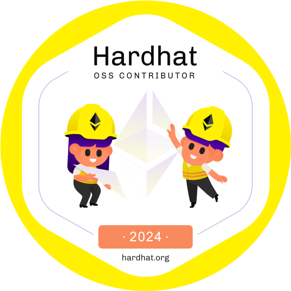 GitPOAP: 2024 Hardhat Contributor GitPOAP Badge