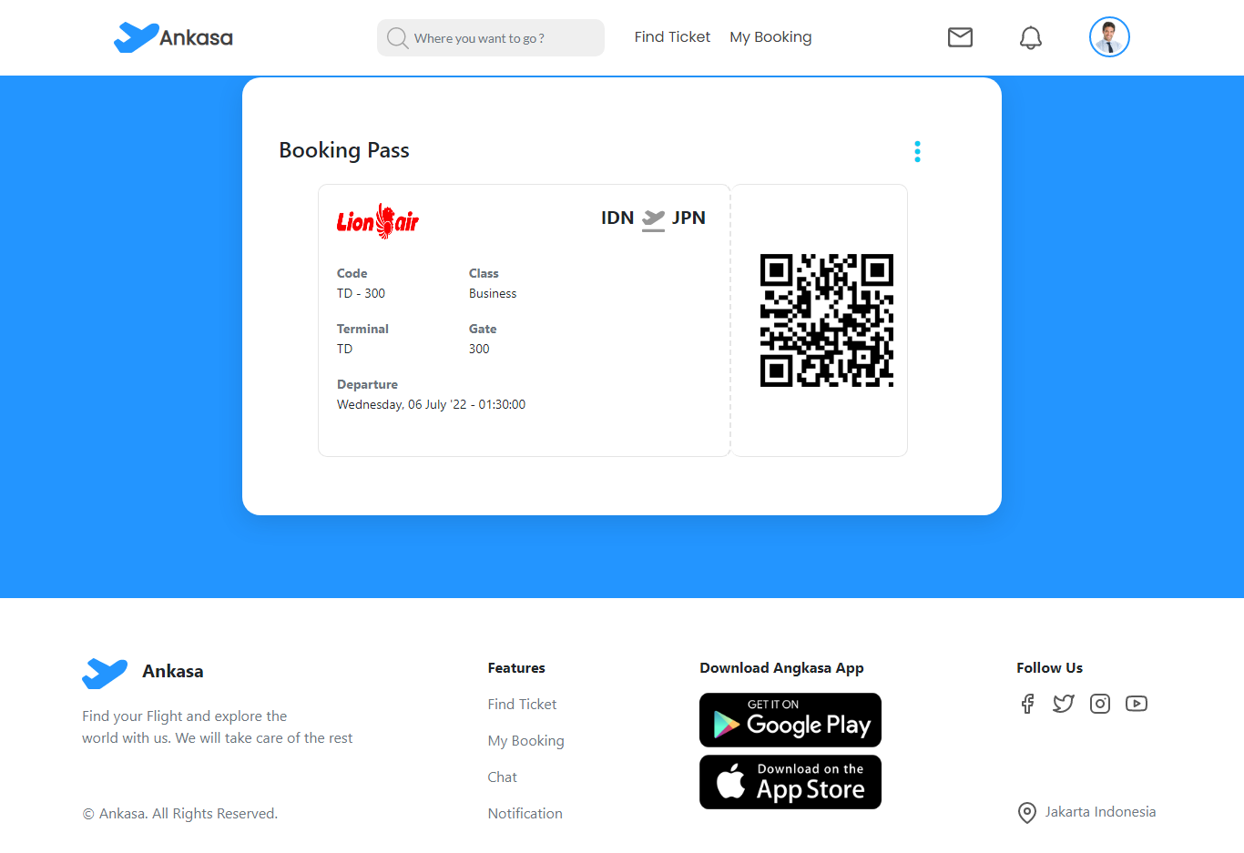 Booking Detail Page