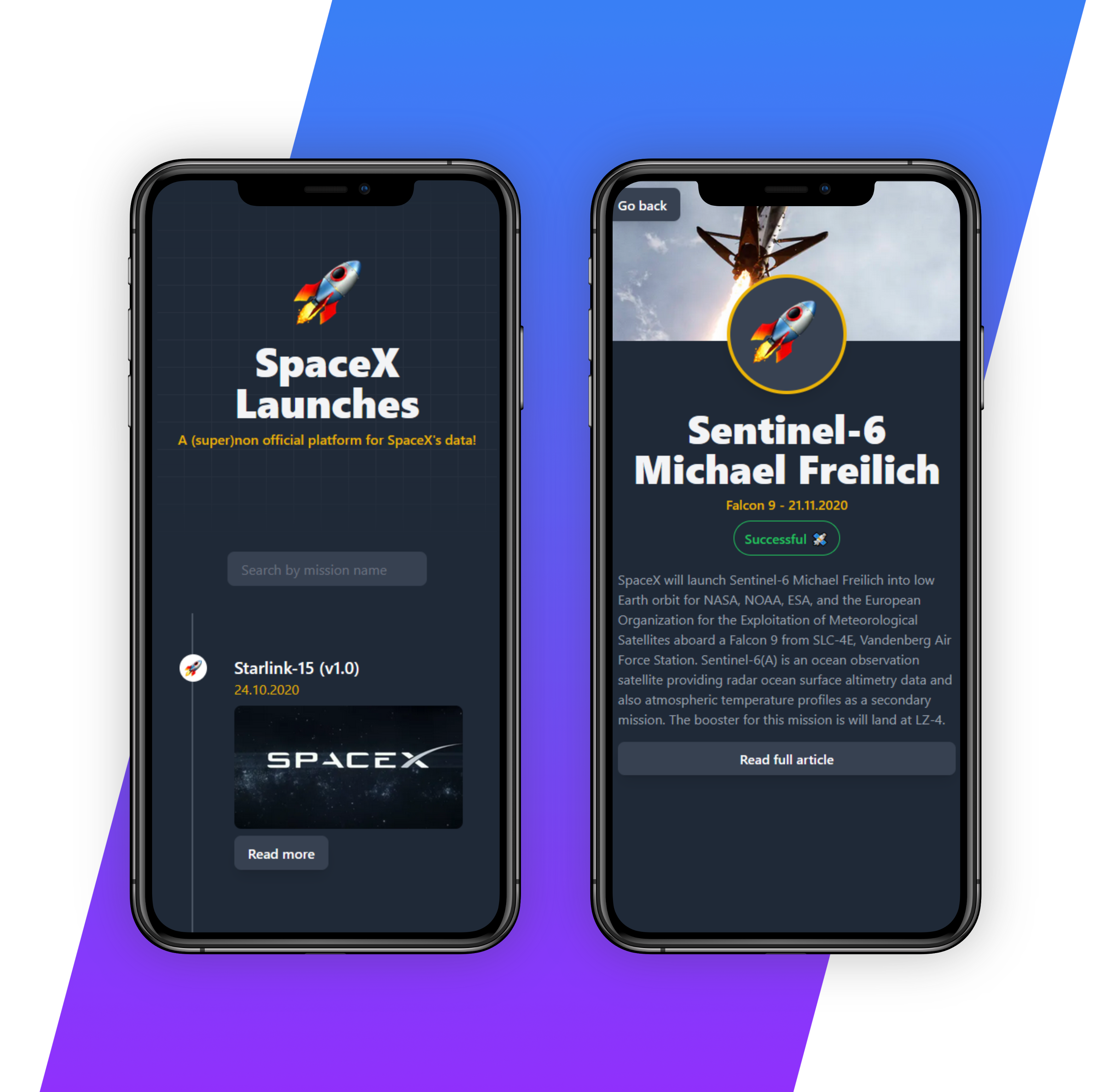 GitHub - MaciejWiatr/spacex-infinite · GitHub