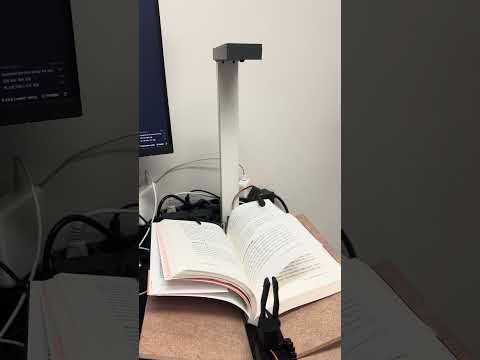 Kiro v1.2 demo — watch the book-scanning system in action