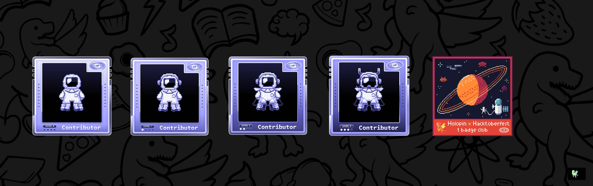 An image of @vancenth's Holopin badges, which is a link to view their full Holopin profile