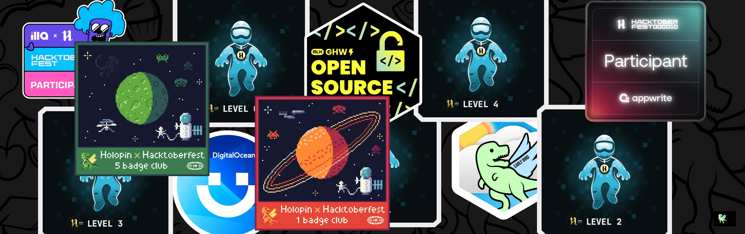 An image of @umairkhalid786's Holopin badges, which is a link to view their full Holopin profile