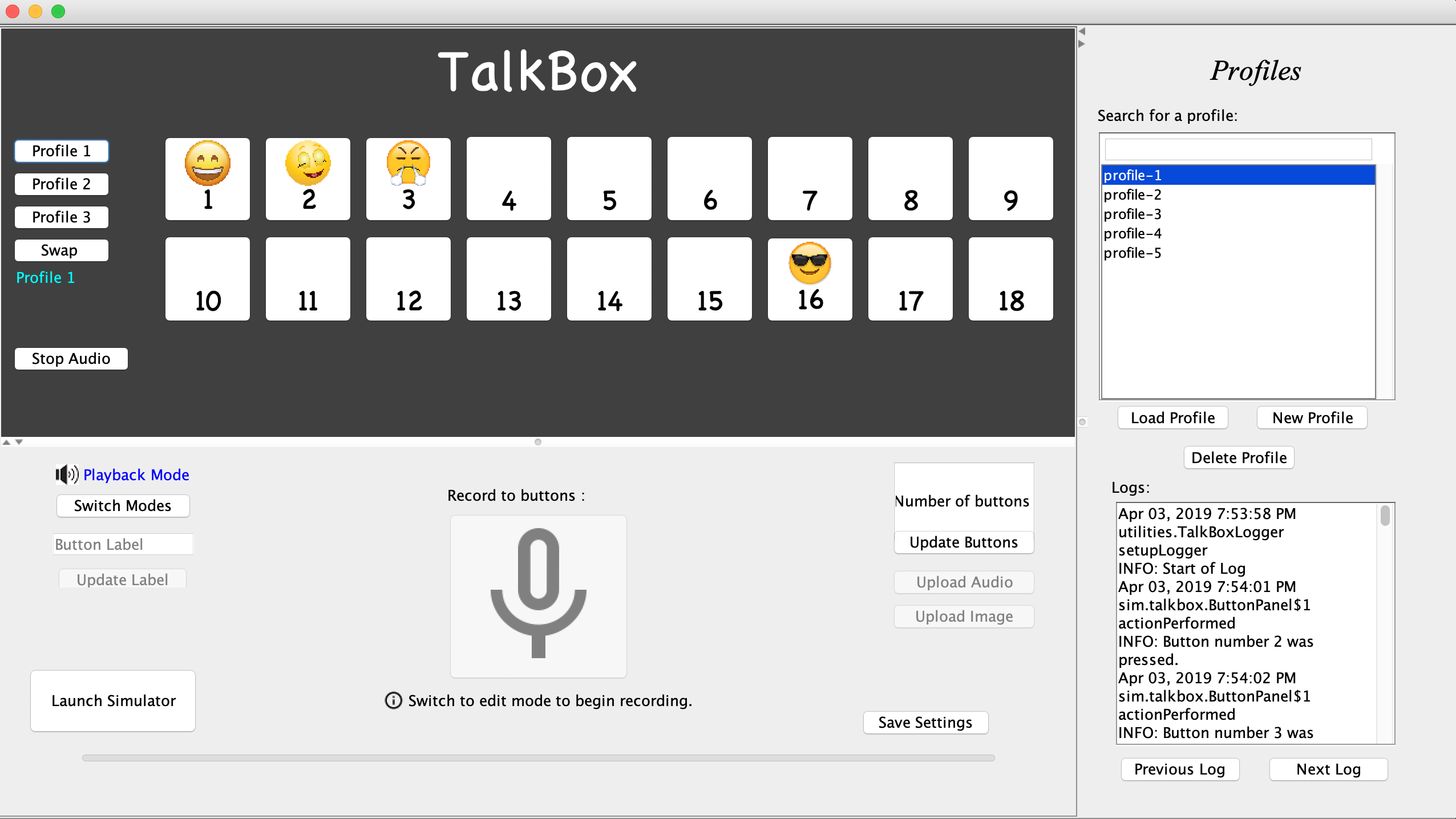 TalkBox Config App