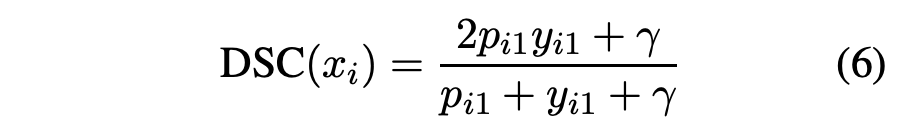 DSC(x) with γ