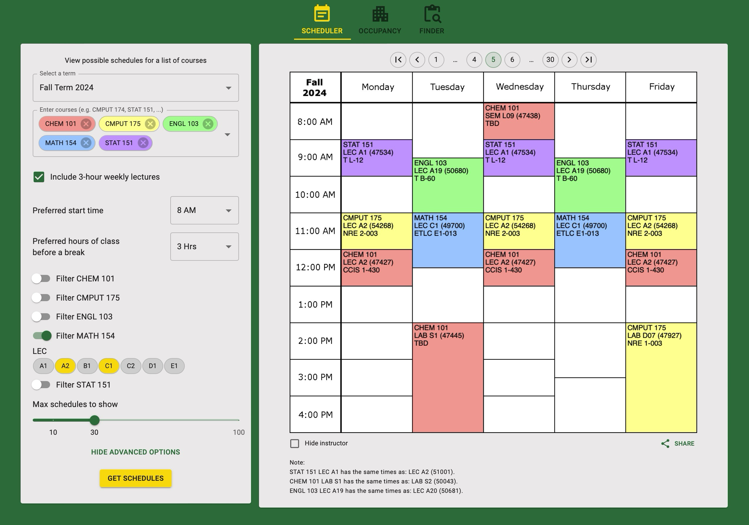 schedubuddy.com example usage