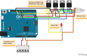 fritzing Schematic