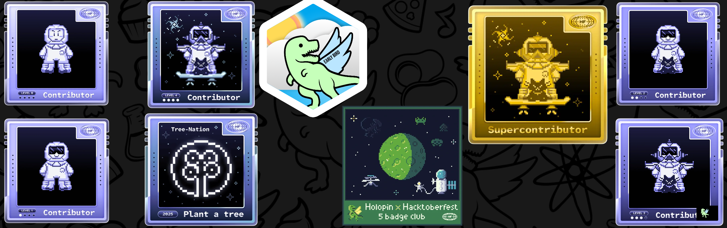 An image of @jckirthi's Holopin badges, which is a link to view their full Holopin profile