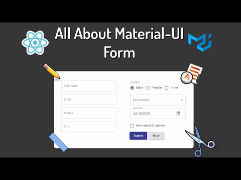 Video Tutorial for Material UI Form Design