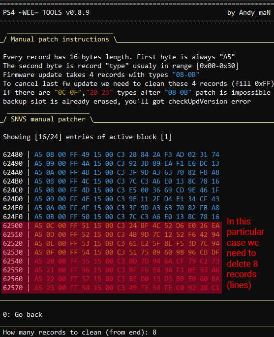 how to apply manual patch