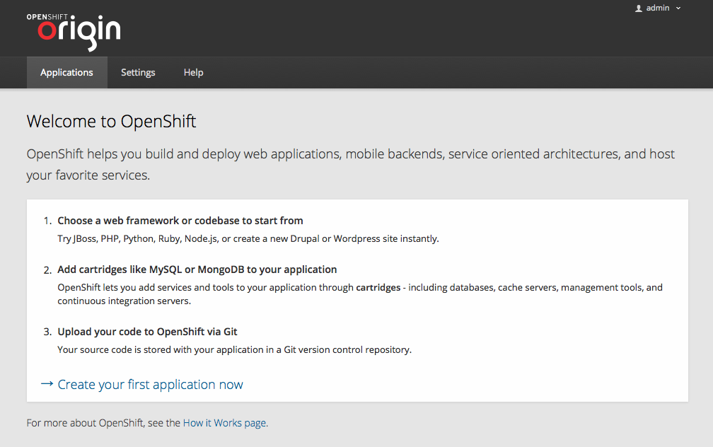 OpenShift Console