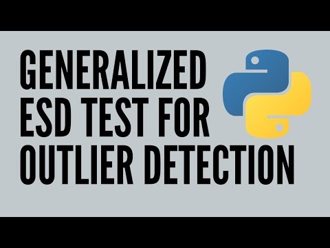 Generalized ESD Test for Outliers