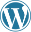 WordPress blue logo