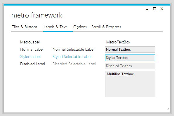 MetroFramework