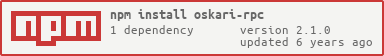 npm install oskari-rpc