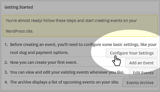 Events - Get Started