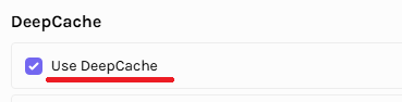 Enable DeepCache
