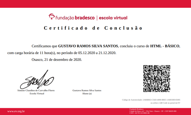 Certificado 15