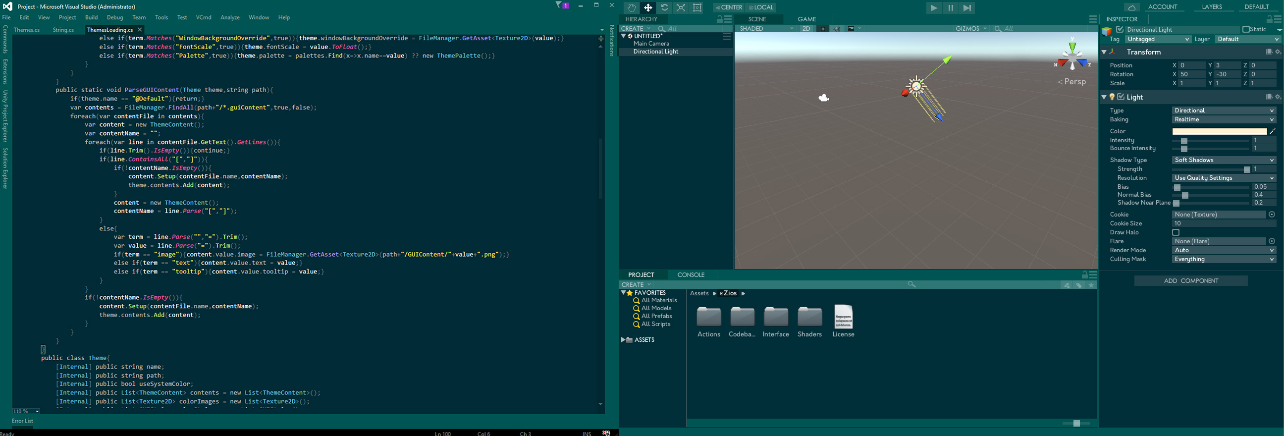 Visual Studio and Unity