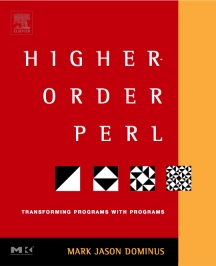 Book cover: Higher Order Perl by Mark Jason Dominus