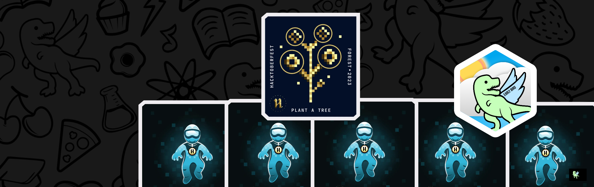 An image of @martenson's Holopin badges, which is a link to view their full Holopin profile