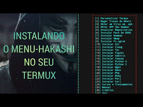 Instalando o menu-hakashi