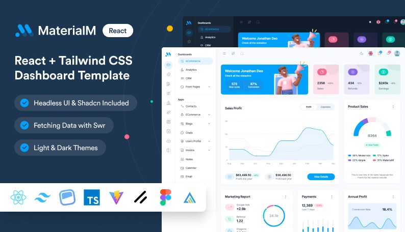 materialM-react-admin-template