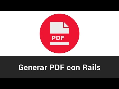 Generar PDF con Ruby on Rails - Tutorial