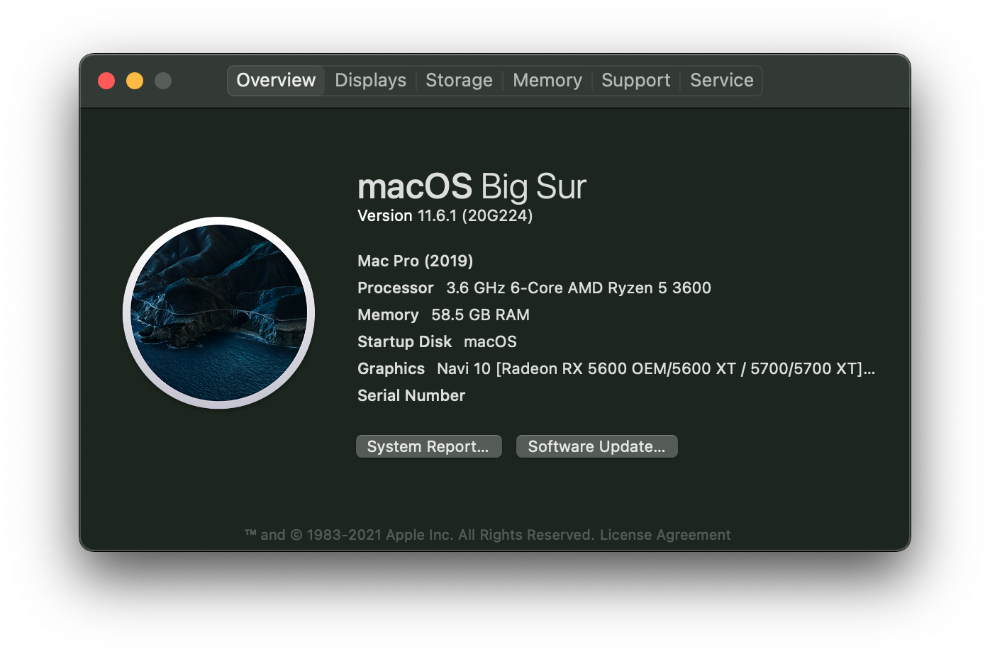 About This Mac Screenshot