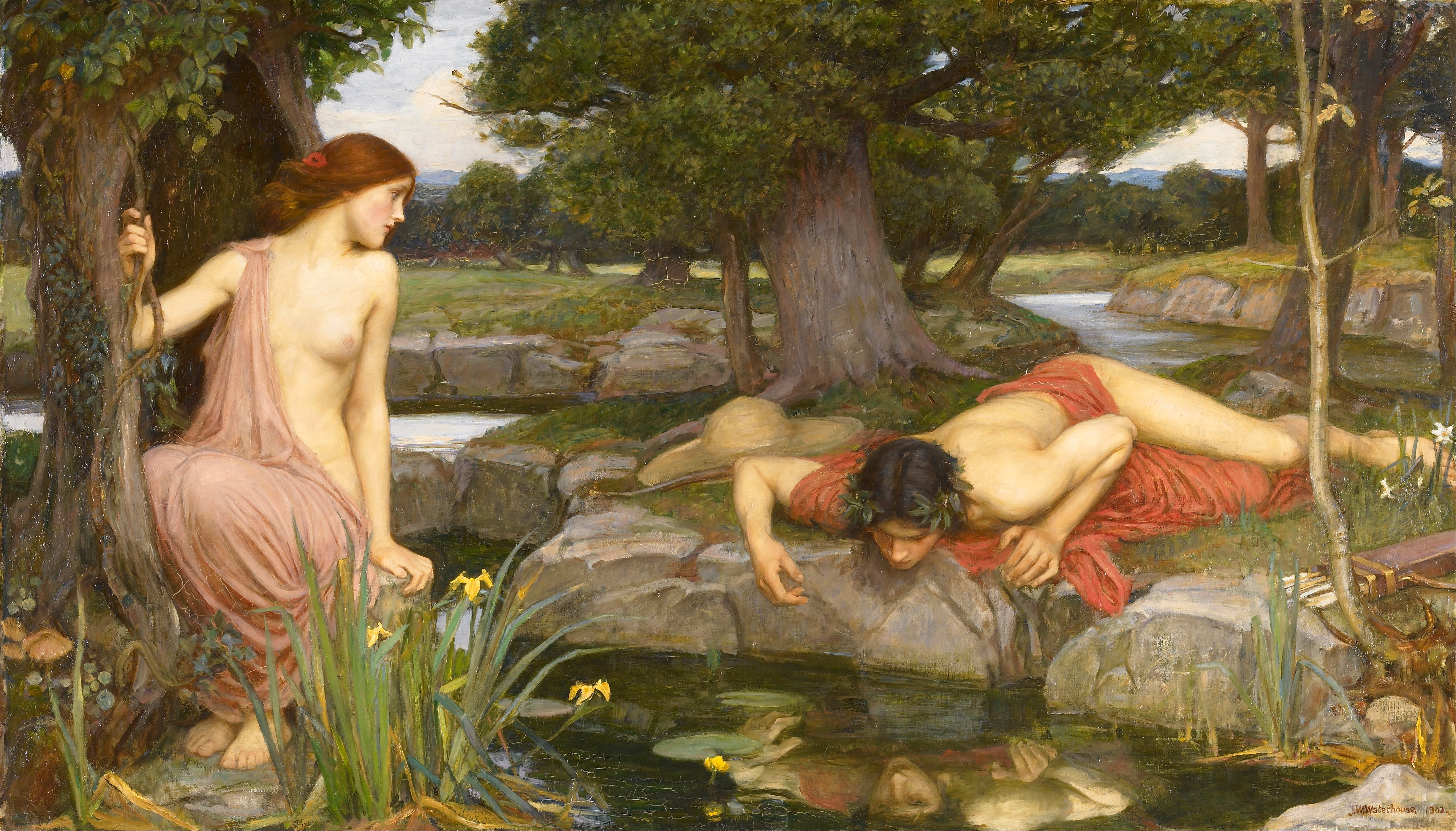 Echo and Narcissus by John William Waterhouse