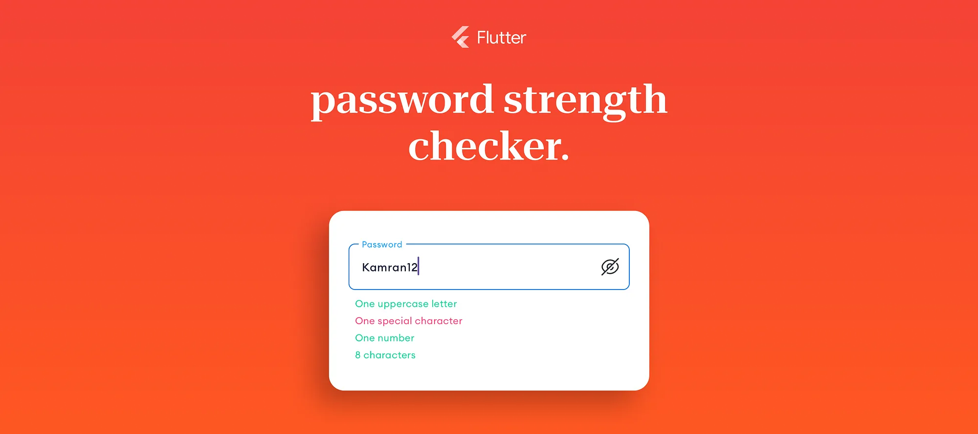 Password Strength Checker