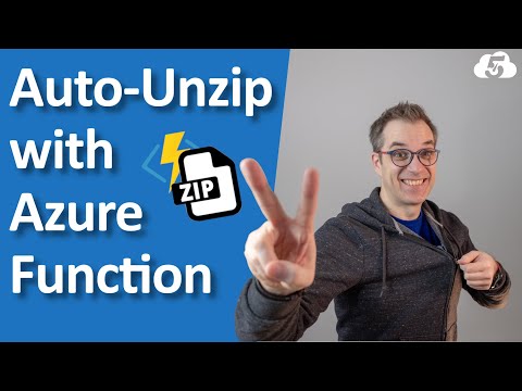 Unzip Automatically Files with Azure Function v2 