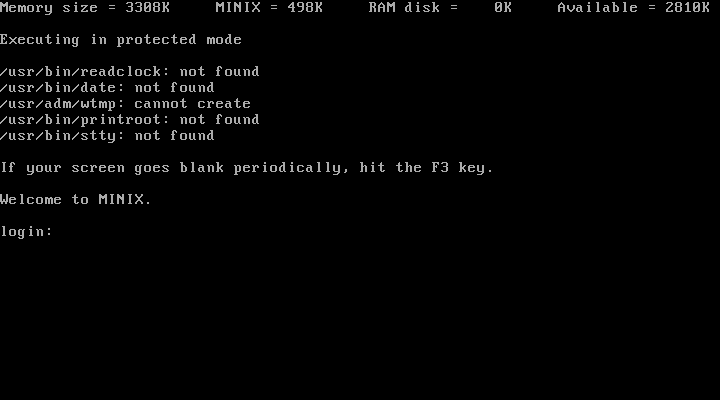 minix-386-not-found