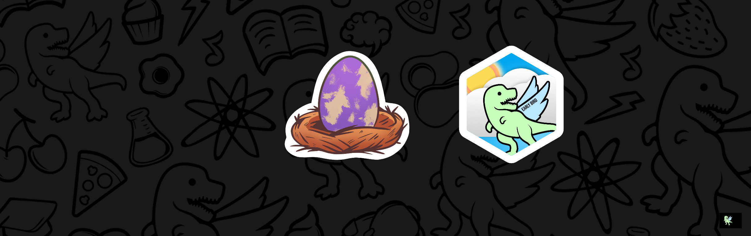 An image of @jaga5342's Holopin badges, which is a link to view their full Holopin profile