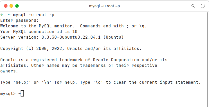 mysql_cli_welcome_page