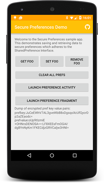 Sample app Screenshot