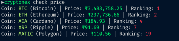 Cryptonex Sample