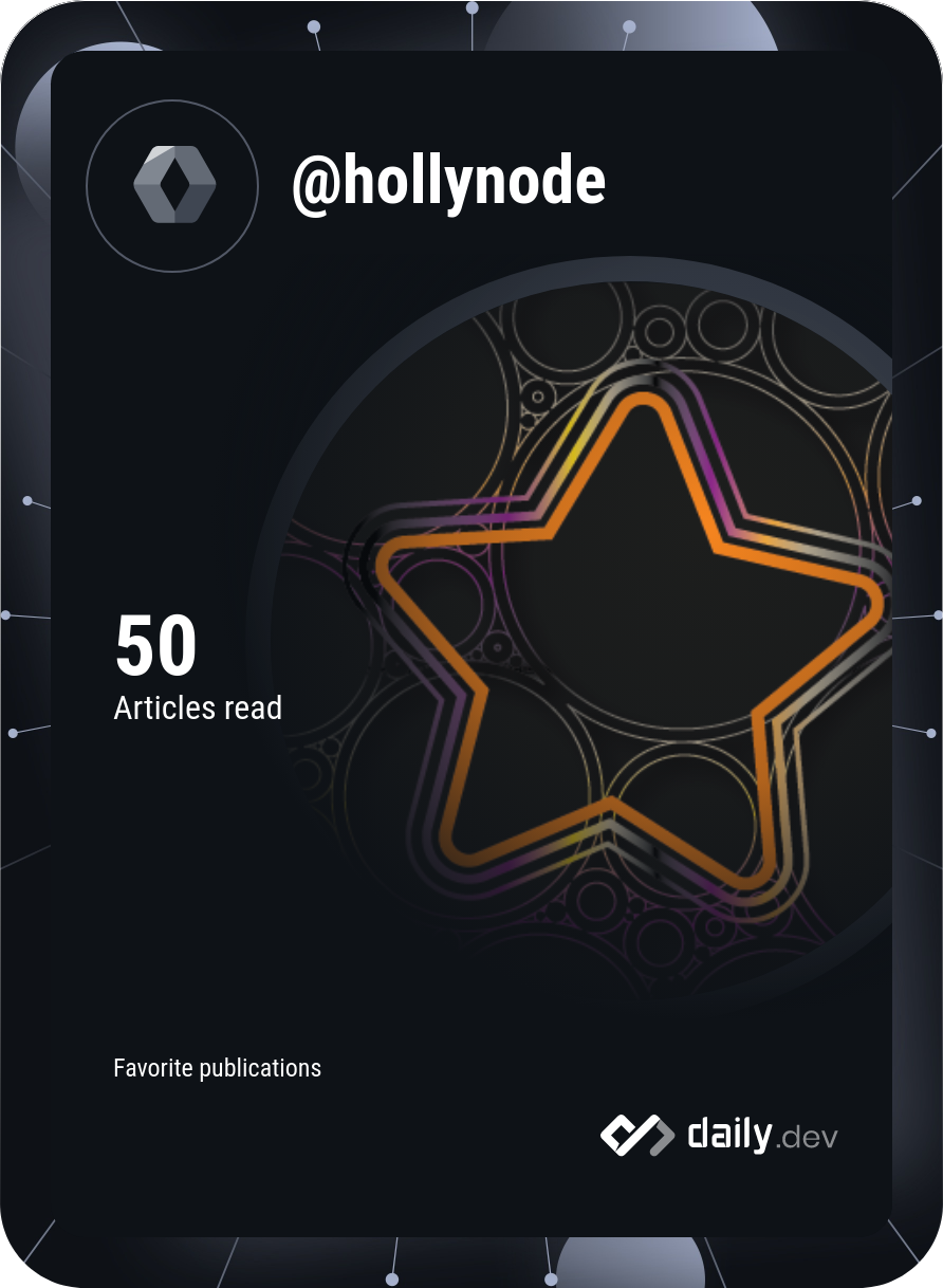 HollyNode's Dev Card