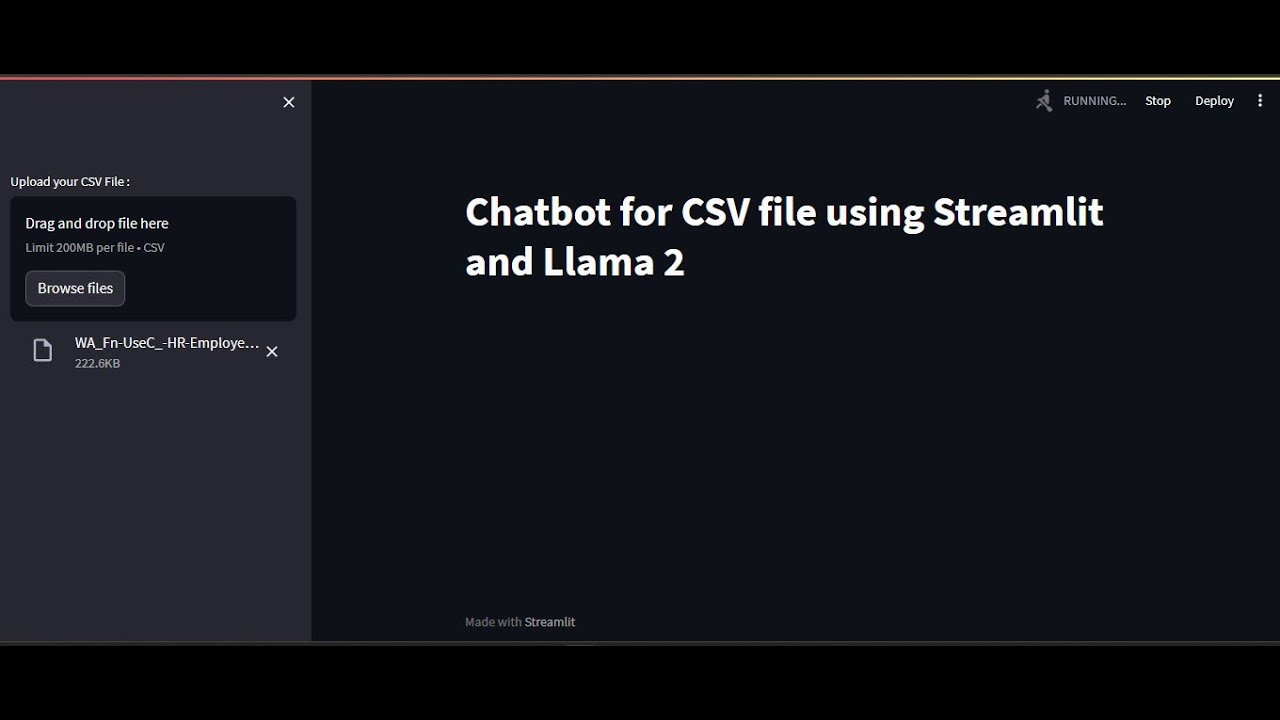 GitHub - Sameer103/Chat-with-CSV-Streamlit-Chatbot-using-Llama-2 ...
