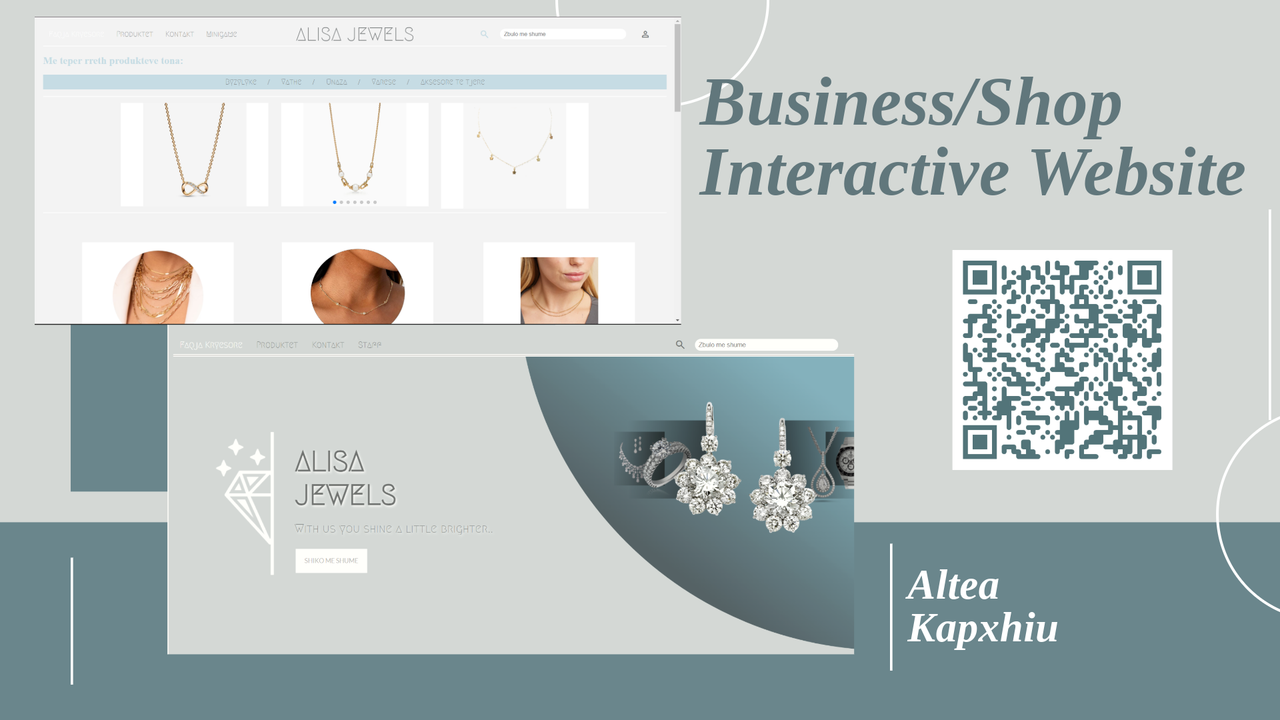 Interactive Shop/Business Website